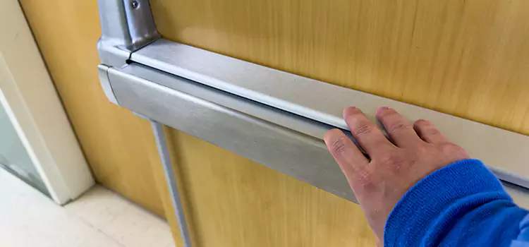 Installing a Push Bar on a Door Thompson